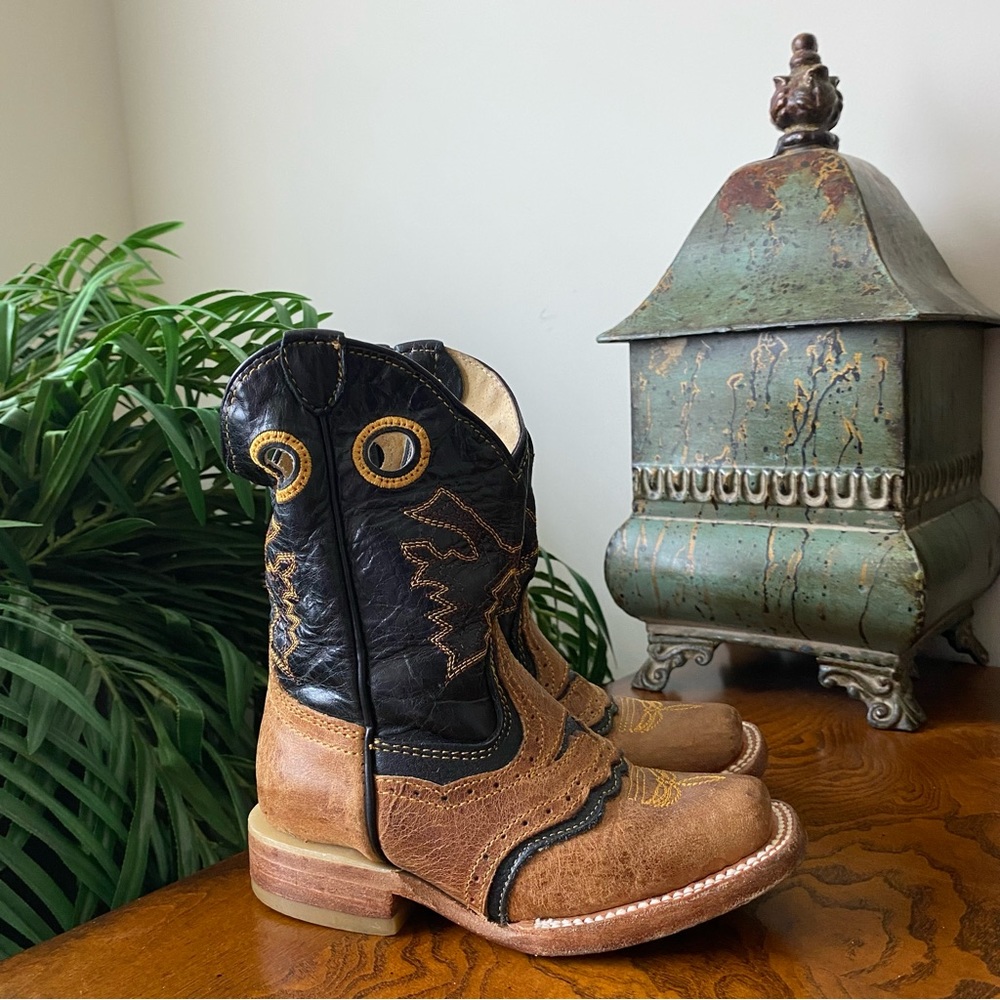 Arango Cuero Toddler Cowboy Boots